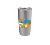 Chat Super-héros Cape Gobelet isotherme en acier inoxydable double paroi