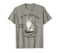 Chat sur Tourne-Disque Imaginez Que Votre Opinion n'a Pas d'importance T-Shirt