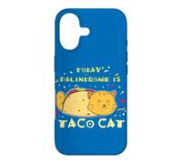 Chat Taco Mexican Foodies Chatons Humour Palindrome Taco-Cat Coque pour iPhone 17