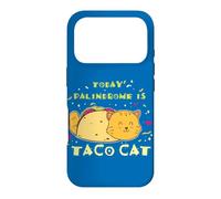 Chat Taco Mexican Foodies Chatons Humour Palindrome Taco-Cat Coque pour iPhone 17 Pro