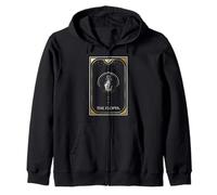 Chat Tarot Floppa Mystic Kitty Diseur de Bonne Aventure Sweat à Capuche