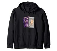 Chat Tarot Floppa Mystic Kitty Diseur de Bonne Aventure Sweat à Capuche