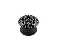 Chat Tarot Gothique Occulte Rose Crânes Art Lune Femmes Filles PopSockets PopGrip Adhésif