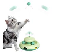 Chat Teaser Mur avec Balle, Jouet Interactif pour Chat,Antidérapant Track Ball Teaser Wall | Mignon Coloré Teaser Mural, Jouet Multifonctionnel pour Chat pour Pratique, Jouer, Divertissement