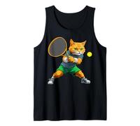 Chat Tennis/Joueur de Tennis Chat Débardeur