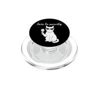 Chat Thème Bachelorette Here to Purrrty PopSockets PopGrip pour MagSafe