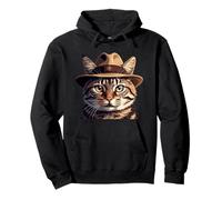 Chat tigré Classique Look Aventure Sweat à Capuche