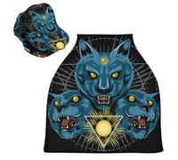 Chat Tigre Panthère Jaguar Artwork Housse de Canopée de Siège de Voiture pour Poussette Bébé Dais Siège-Auto Couverture D'Allaitement Pare-Soleil Respirant Extensible pour Garçons Filles