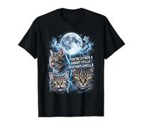 Chat tigré You're Either A Smart Fella Or A Fart Smella Funny T-Shirt Graphique avec Valeur
