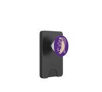 Chat Tomcat endormi des années 90 Y2K Qui s'étend sous la Queue étoilée PopSockets PopWallet pour MagSafe
