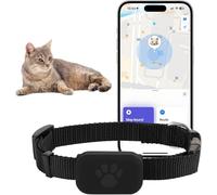 Chat Tracker, Collier GPS Chat Tracker, Aide à Localiser Votre Chat, pour chatonssans Frais mensuels, pour Apple Find (Compatible avec iOS/Android), Collier GPS Chat Tracker (Noir