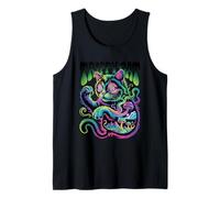 Chat Trippy Hip Hop EDM Urban Feline Graphic Design Débardeur