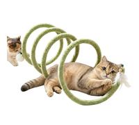 Chat Tunnel pour Chat Tunnel Ondulé Pliable avec Grelot et Ballon en | Jouet de Chat Flexible et Pliable pour Exercice, , Chasse, Stimulation