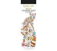 Chat Va Bien - 50 Marque-Pages À Colorier