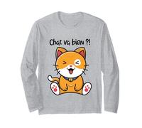 Chat va Bien - Humour - Fans de Chats drôles & Mignons Manche Longue
