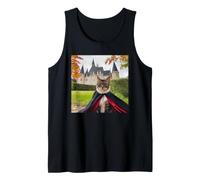 Chat Vampire d'halloween dans Une Cape Débardeur