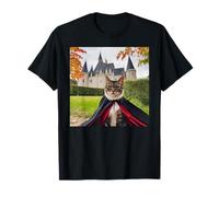Chat Vampire d'halloween dans Une Cape T-Shirt