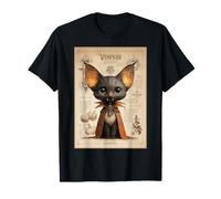 Chat vampire Funny Vampire Cat Halloween Bestiary pour les amoureux des chats T-Shirt