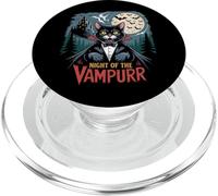 Chat Vampire Night of The Vampurr Halloween Spook PopSockets PopGrip pour MagSafe