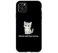 Chat You'd Be Cooler If You Were Me Funny Judgemental Kitty Coque pour iPhone 11 Pro Max