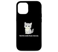 Chat You'd Be Cooler If You Were Me Funny Judgemental Kitty Coque pour iPhone 12/12 Pro
