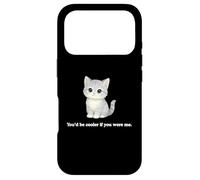 Chat You'd Be Cooler If You Were Me Funny Judgemental Kitty Coque pour iPhone 17 Pro