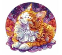 Chat zen Puzzle en bois Creatifwood