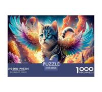 Chat1000 Pièces Puzzle Familialfaune Sauvage pour Adultes Moderne Jeu Premium avec Défis Créativité Et CommeCadeau38x26cm/1000pcs