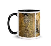 Chatcripant Mug Artistique 325 ml - Tasse Inspirée d’Œuvres Célèbres et de Peintures Classiques - Idée Cadeau Amateur d’Art - Plusieurs Motifs (Klimt - Baiser)