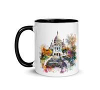 Chatcripant Mug Paris Sacré-Cœur - Tasse Paris Souvenir France - Mug Montmartre Café - Idée Cadeau Paris Original - Tasse Paris 325 ml (Sacré Cœur)