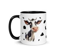 Chatcripant Mug Vache Humour Nature Humour Déco Contemplation Cadeau Animaux Original Tasse Café Thé Balade Campagne Randonnée Agriculteur (Normande Humour)