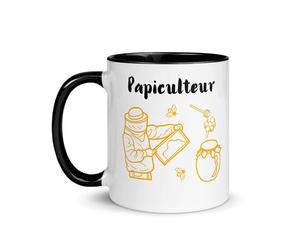 Chatcripant Tasse Abeille Passion Loisir Apiculteur Cadeau Apiculture Abeilles Mug Ruche Miel Jardin Fête Anniversaire Nature Papi Mamie (Papiculteur)