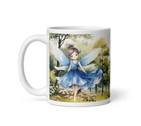 Chatcripant Tasse Fantaisie Fée Chevalier Médiéval Mug Nature Peinture Contes Mythes Légendes Art Chevalerie Artistique Sylvestre Univers Fantastique Rêve Thé Café (Fée)