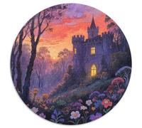 Château Ancien mystérieux Puzzle 1000 Pièces Cadeau Unique Décoration Intérieure Magical forêt Jeu Éducatif Challenge Toy pour Adultes Et Enfants À Partir De 12 Ans 1000pcs (67.5X