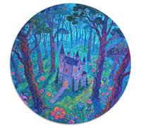 Château Ancien mystérieux Puzzle 1000 Pieces Cadeau Unique Magical forêt Jeu Éducatif Défi Jouet À De Supérieure Peinture Art pour Adultes Et Enfants À Partir De 12 Ans 1000pcs (67.5x67.5cm)