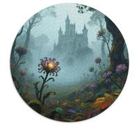 Château Ancien mystérieux Puzzle 1000 Pièces Divertissement Créatif Décoration Intérieure Magical forêt Jeu Éducatif Challenge Toy Adultes & Enfants des 14 Ans 1000pcs (67.5x67.5c