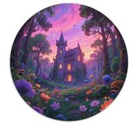 Château Ancien mystérieux Puzzles 1000 Pieces Cadeau Unique Magical forêt Jeu Éducatif Challenge Toy À De Supérieure Peinture Art pour Adultes Et Enfants À Partir De 14 Ans 1000pcs (67.5x67.5
