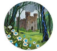 Château Ancien mystérieux Puzzles 1000 Pieces Cadeau Unique Magical forêt Jeu Éducatif Challenge Toy À De Supérieure Peinture Art pour Adultes Enfants 1000pcs (67.5x67.5cm)