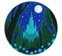 Château Ancien mystérieux Puzzles 1000 Pieces Cadeau Unique Magical forêt Jeu Éducatif Défi Jouet À De Supérieure Peinture Art pour Adultes Et Enfants 1000pcs (67.5x67.5cm)