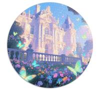 Château Baroque Puzzle 1000 Pièces Cadeau Unique bâtiment Jeu Éducatif Challenge Toy À De Supérieure Peinture Art pour Adultes Et Enfants À Partir De 12 Ans 1000pcs (67.5x67.5cm)