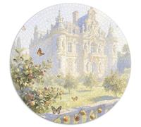 Château Baroque Puzzle 1000 Pièces Divertissement Créatif De l'art De La Décoration bâtiment Jeu Éducatif Challenge Toy pour Adultes Et Enfants À Partir De 12 Ans 1000pcs (67.5x67.5