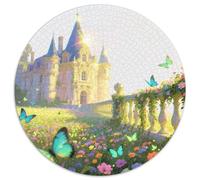 Château Baroque Puzzle 1000 Pièces Jeu D'Intelligence Décoration Intérieure bâtiment Jeu Éducatif Challenge Toy Adultes & Enfants des 14 Ans 1000pcs (67.5x67.5cm)
