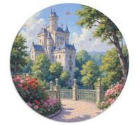 Château Baroque Puzzles 1000 Pieces Cadeau Unique bâtiment Jeu Éducatif Défi Jouet À De Supérieure Peinture Art pour Adultes Et Enfants 1000pcs (67.5x67.5cm)