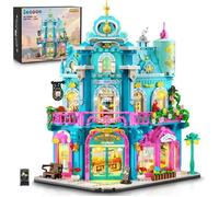 Château Boulangerie City avec Lumière - Kit de Construction Décoratif 1689 Pièces pour Adultes, Adolescents et Enfants 12+