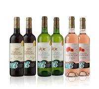 Château Chavrignac | Coffret Découverte 6 Vins Bordeaux Bio | 3 Couleurs