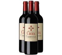 Château Croix Cardinale Saint-Emilion Grand Cru - Rouge 2018 - Vin Rouge de Bordeaux (3x75cl)