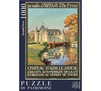 Château d'Azay le Rideau par Constant Duval - 1h - puzzle 1000 pièces - Constant-Duval - Hereditas - Puzzle - Boîte ou accessoire - Jeux livres objets