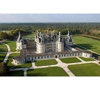 SanZez Château de Chambord France DIY 5D Diamant Peinture par numéro Kits uniques Décoration murale en cristal strass Décoration murale Point de croix 30 x 40 cm