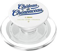 Chateau de Chenonceau Script Val de Loire Francia PopSockets PopGrip pour MagSafe