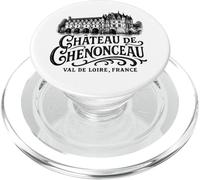 Château de Chenonceau Val de Loire France Imprimé Noir PopSockets PopGrip pour MagSafe